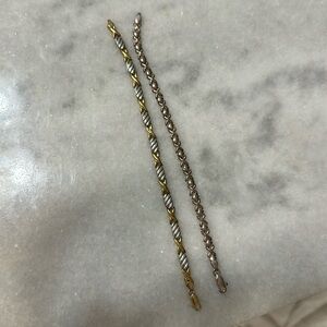 Two Tennis Bracelets